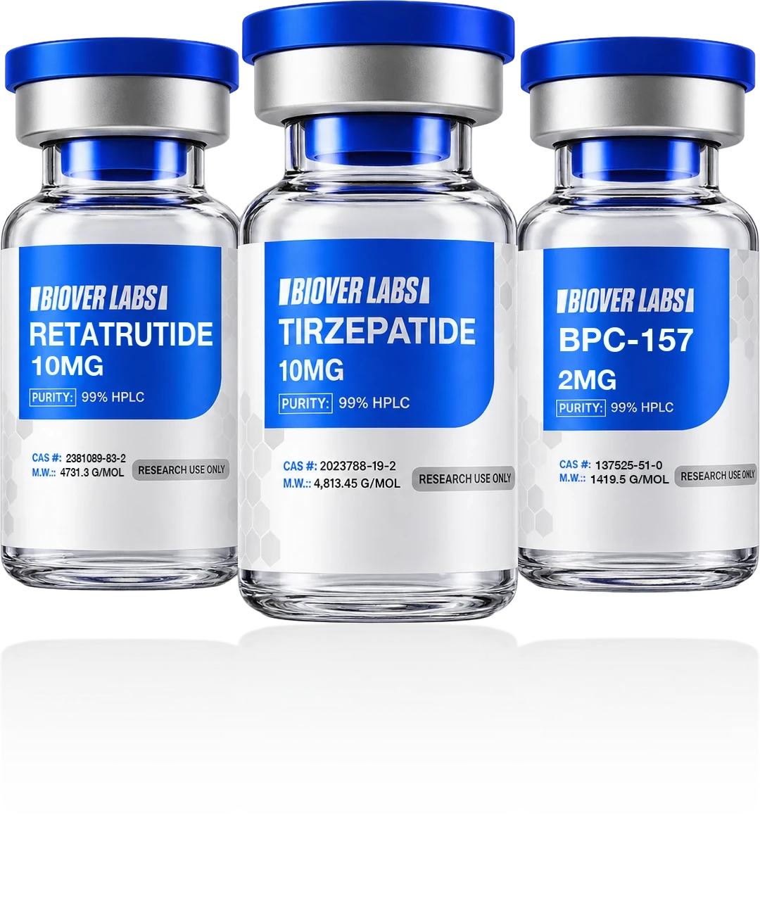 Frascos de pesquisa BioverLabs